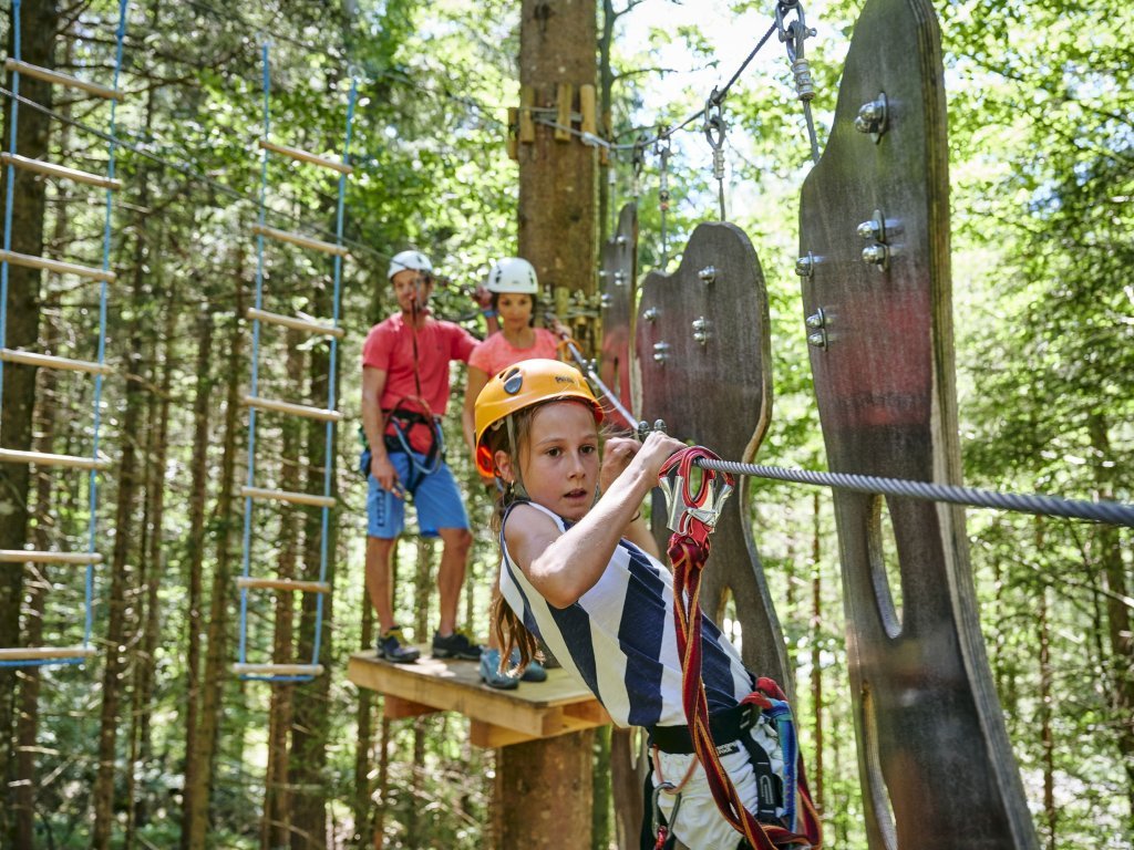 Familienspaß im Kletterpark Brandnertal