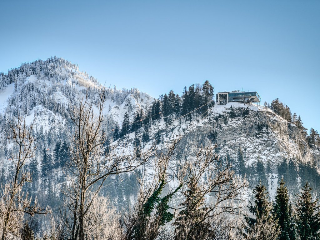 Der Karren im Winter Ansicht vom Zentrum