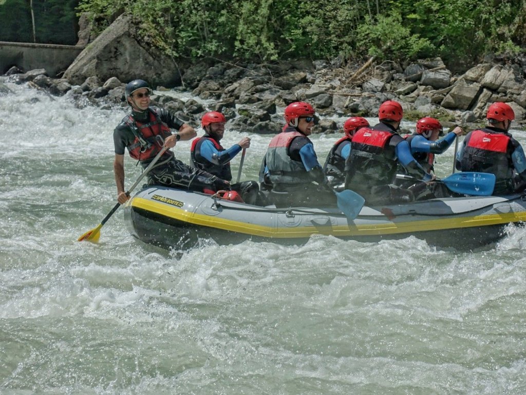 Rafting mit dem AktivZentrum Bregenzerwald auf der Bregenzerache