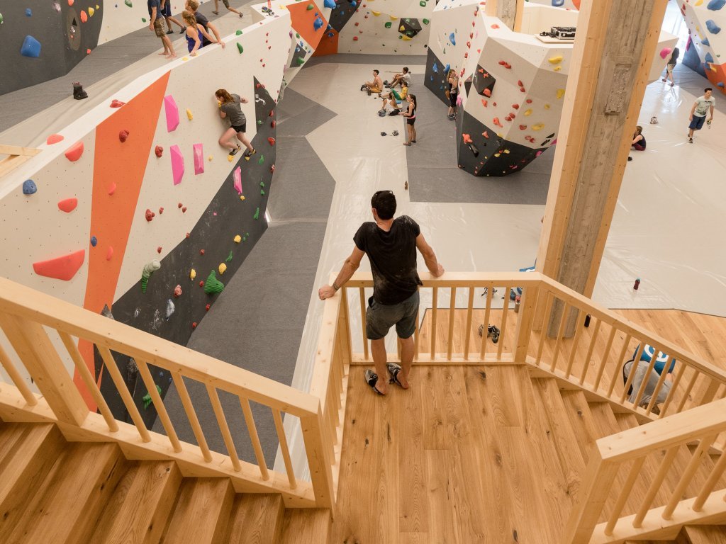 Steinblock Boulderhalle in Dornbirn Vorarlberg