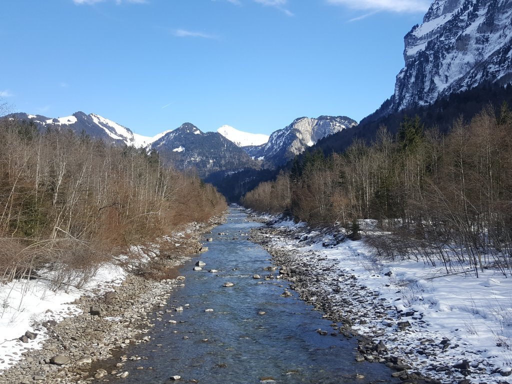 Winterwanderweg entlang der Bregenzerach