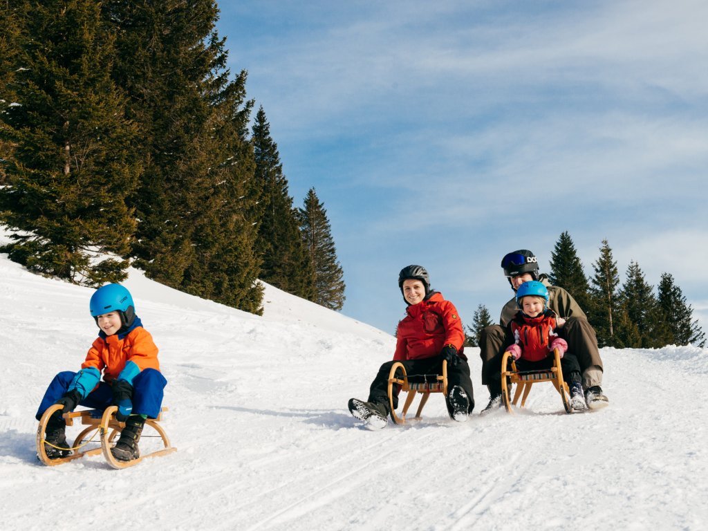 Rodeln im Bregenzerwald