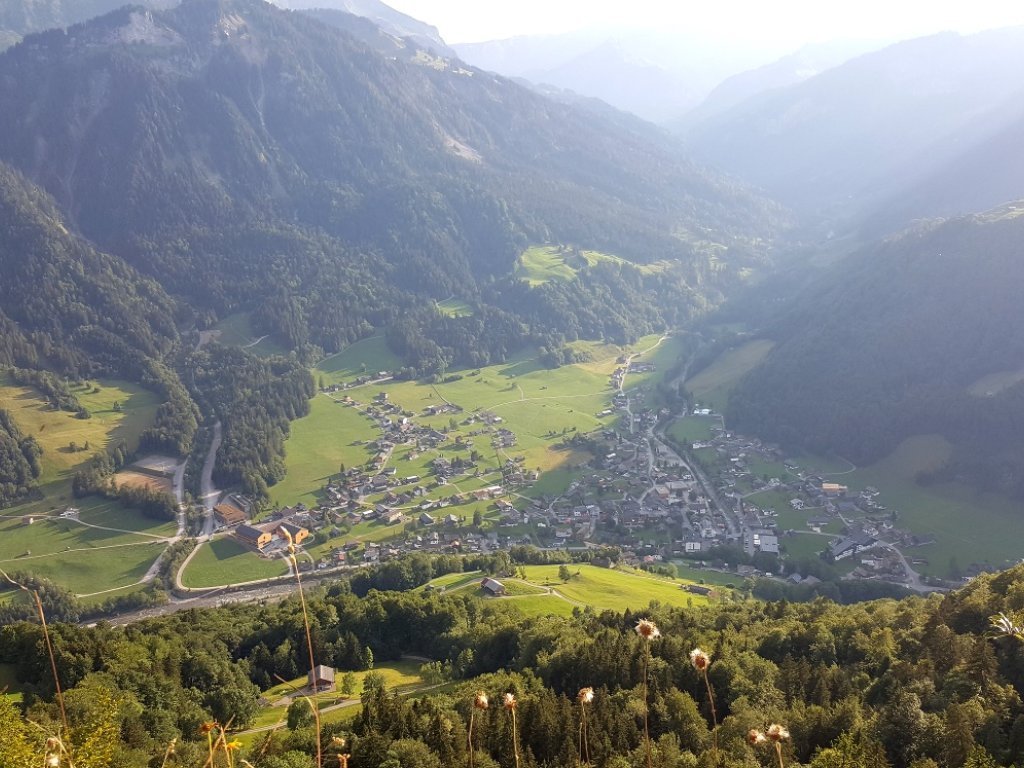 Blick vom Gopf nach Mellau