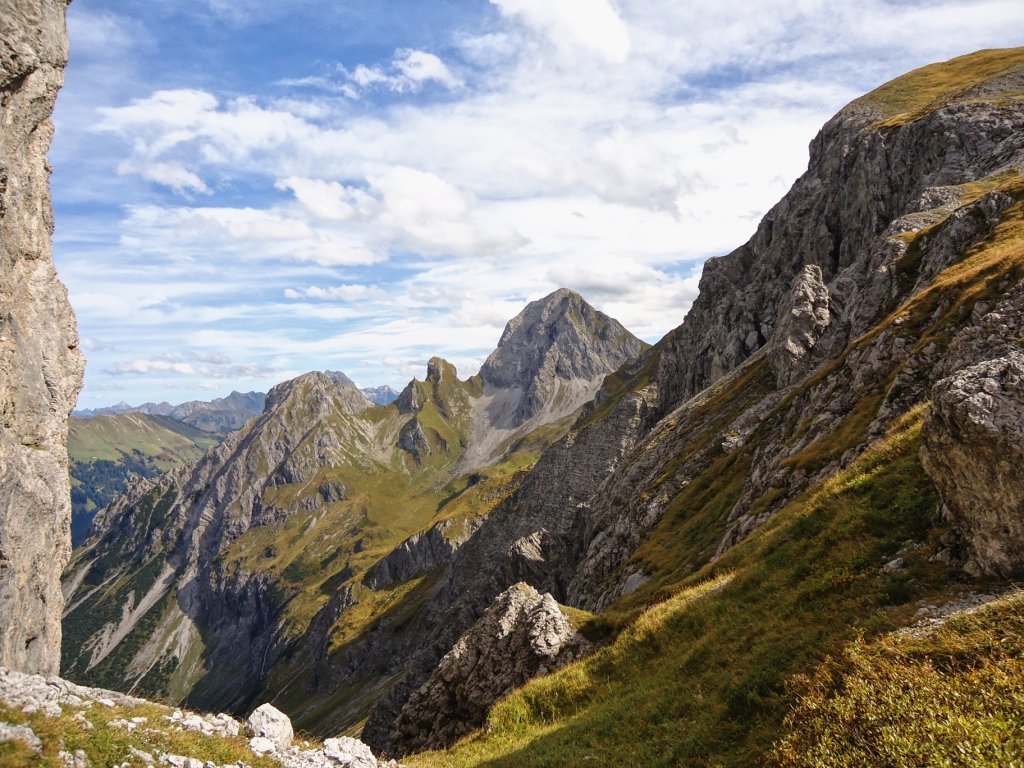 Auf dem Weg zur Biberacher Hütte