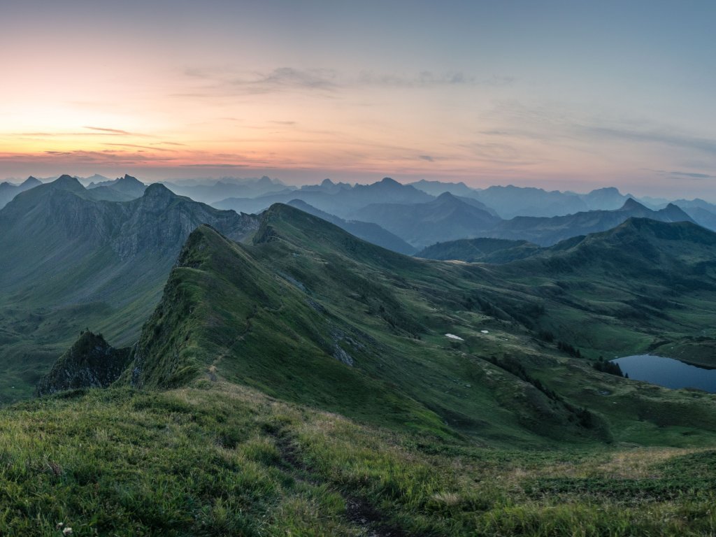 Blick von der Sünserspitze