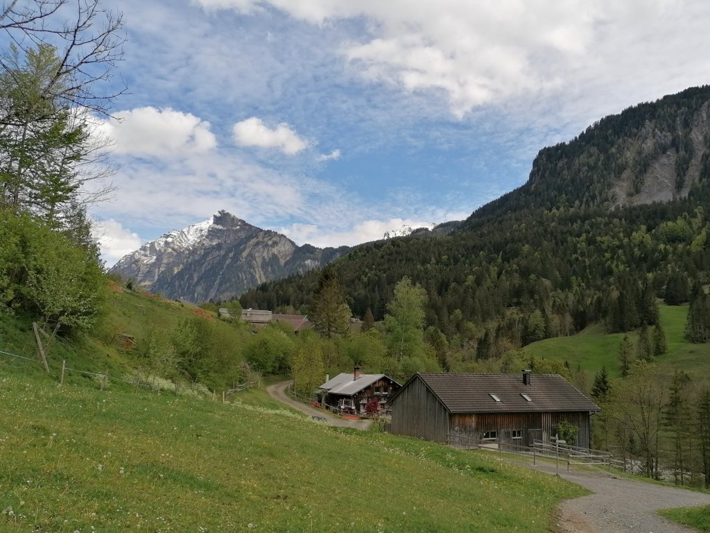 Vorsäß Dös im Naturschutzgebiet Mellental