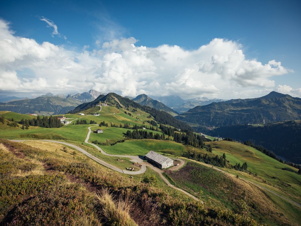 Landschaft in Damüls